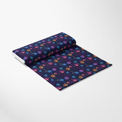 Midnight Dandelions Pattern 2 Quilting Cotton Fabric