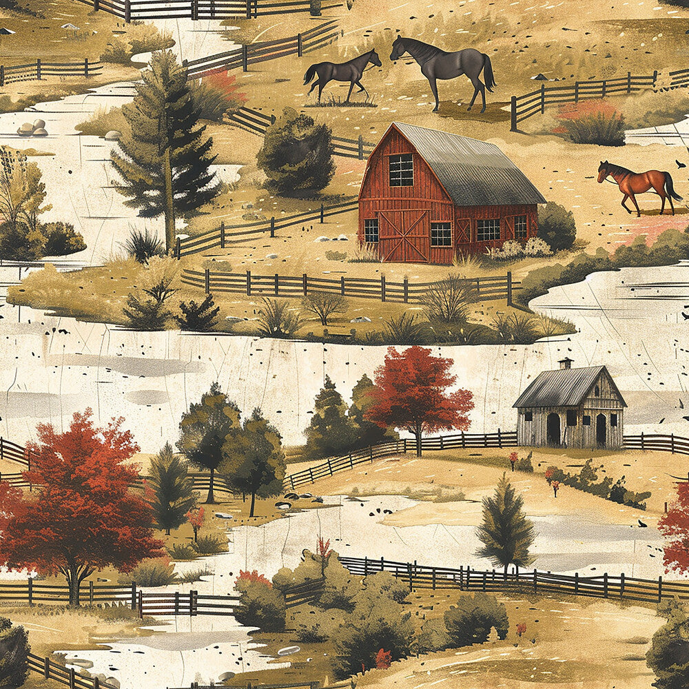 Horse Ranch Fat Quarter Bundle