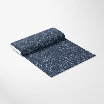 Navy and Gold Celebration Pattern 1 Quilting Cotton Fabric