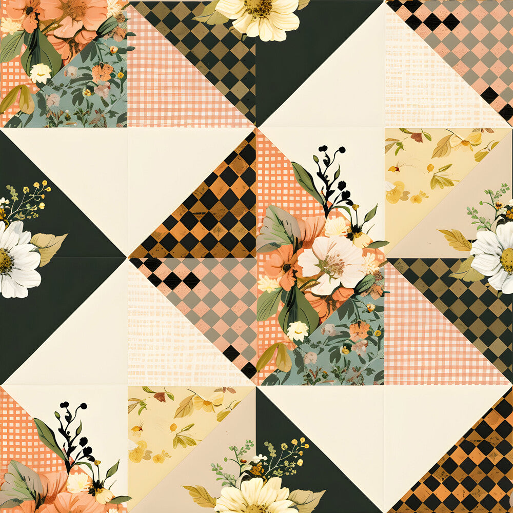 Pastel Farmhouse Patchwork Fat Quarter Bundle