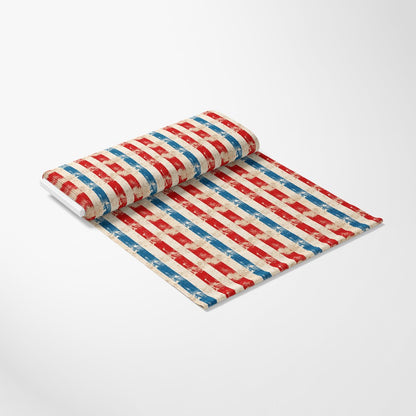 Distressed Patriotic Pattern 14 Quilting Cotton Fabric