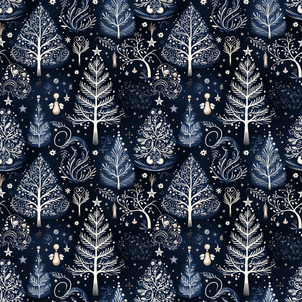 Delft Blue Winter Fat Quarter Bundle