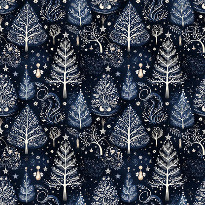 Delft Blue Winter Fat Quarter Bundle