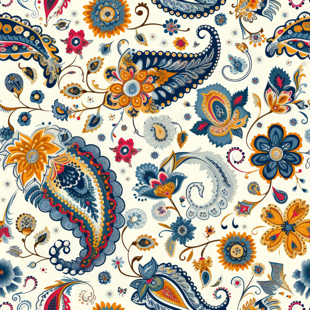 Boho Floral Paisley Fat Quarter Bundle