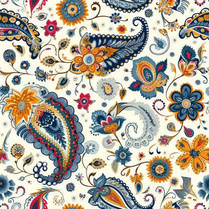 Boho Floral Paisley Fat Quarter Bundle