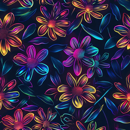 Neon Daisy Fat Quarter Bundle