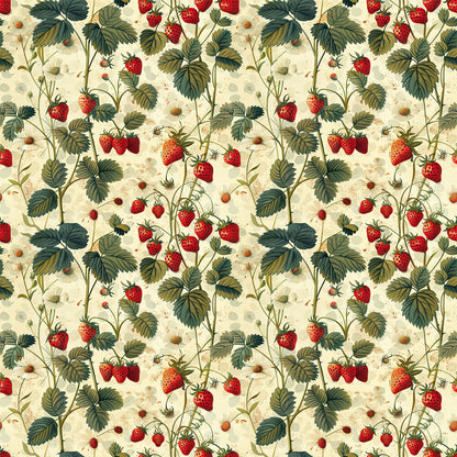 Vintage Strawberries Fat Quarter Bundle