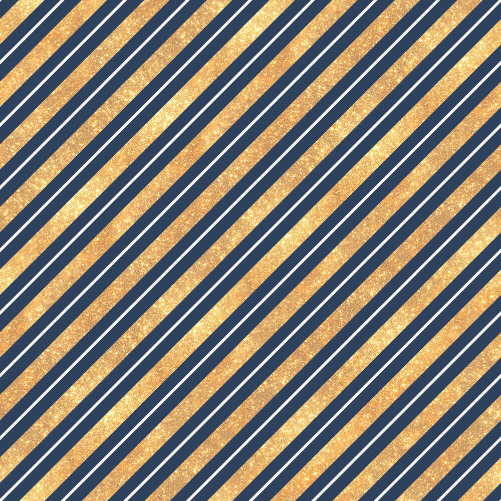 Navy and Gold Celebration Fat Quarter Bundle