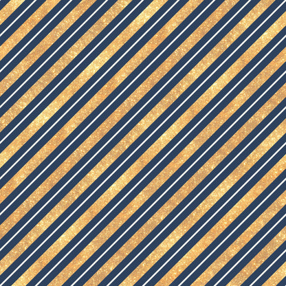 Navy and Gold Celebration Fat Quarter Bundle