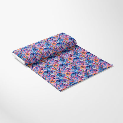 Vibrant Abstract Floral Art Pattern 6 Quilting Cotton Fabric