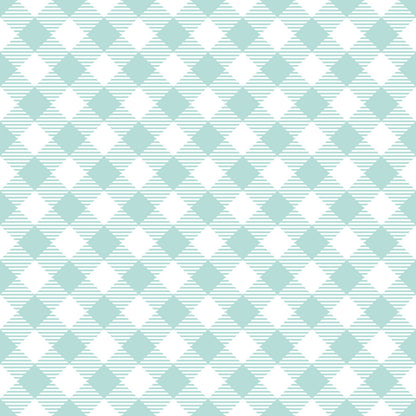 Mint Grey and White Plaid Fat Quarter Bundle