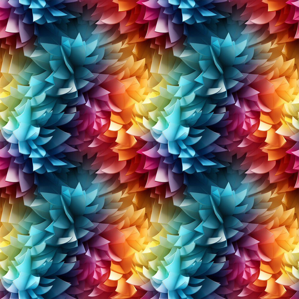 Modern 3D Rainbow Fat Quarter Bundle