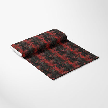 - Red and Black Grunge Pattern 1 Quilting Cotton Fabric  
- Dark textured fabric  
- Abstract distressed design  
- Rustic cotton textile  
- Quilting material  
- Deep red and black colors  
- Artistic grunge style  
- Soft fabric roll  
- Craft and sewing fabric  
- Durable cotton cloth
