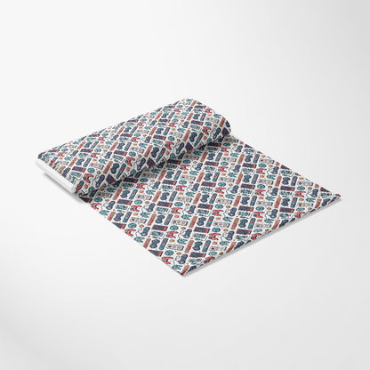 Modern Gamer Controllers Pattern 10 Quilting Cotton Fabric
