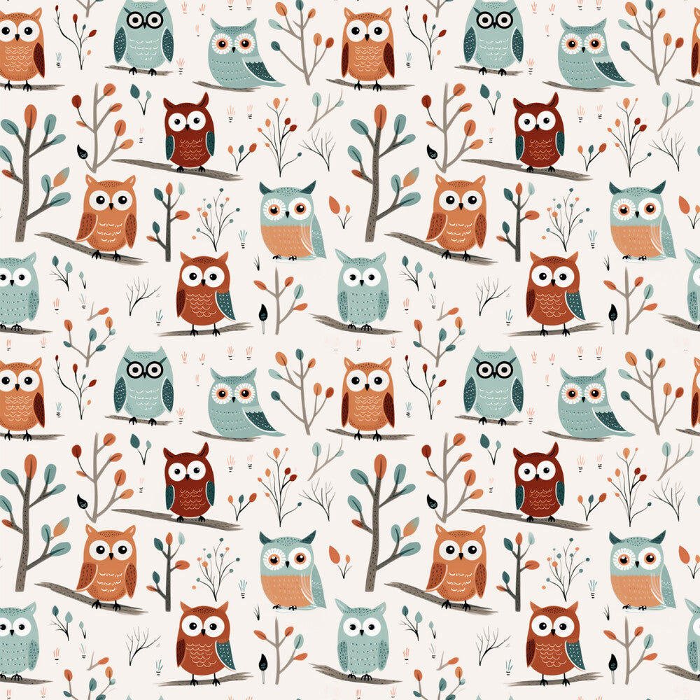Cartoon Owls Fat Quarter Bundle