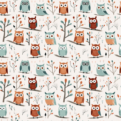 Cartoon Owls Fat Quarter Bundle