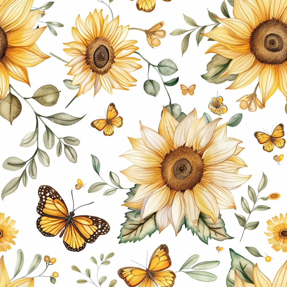 Country Sunflower Butterfly Fat Quarter Bundle