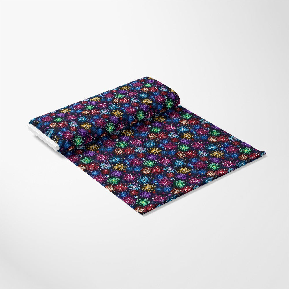 Colorful Fireworks Pattern 11 Quilting Cotton Fabric