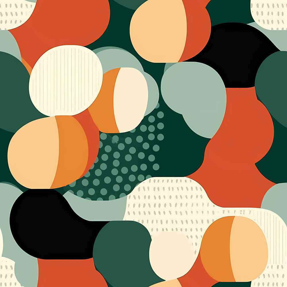 Nordic Retro Shapes Fat Quarter Bundle