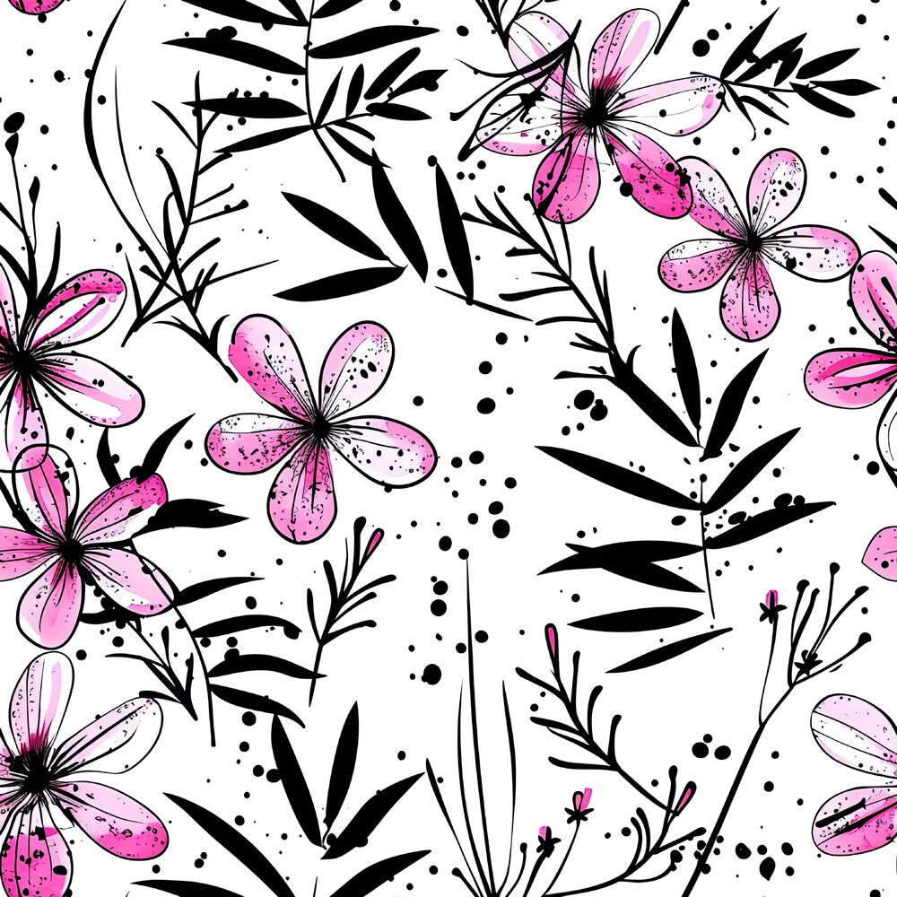 Inky Petals Fat Quarter Bundle