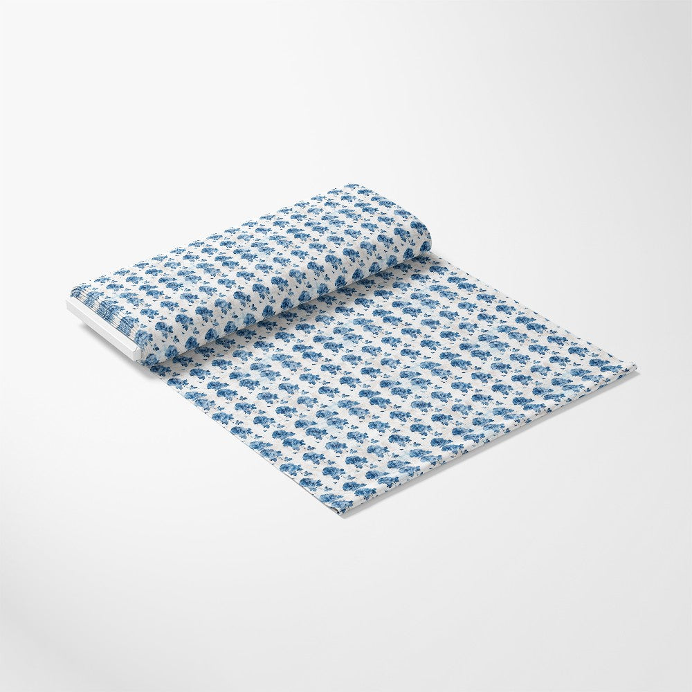 Vintage Farmhouse Blue Pattern 20 Quilting Cotton Fabric