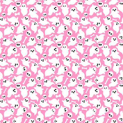 Small Pink Halloween Fat Quarter Bundle