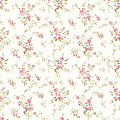 Floral Pink Cottage Gardens Fat Quarter Bundle