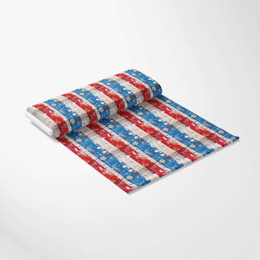Distressed Patriotic Pattern 6 Quilting Cotton Fabric