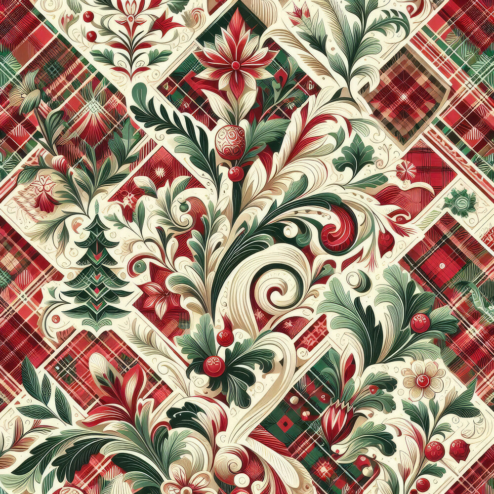 Plaid Christmas Fat Quarter Bundle
