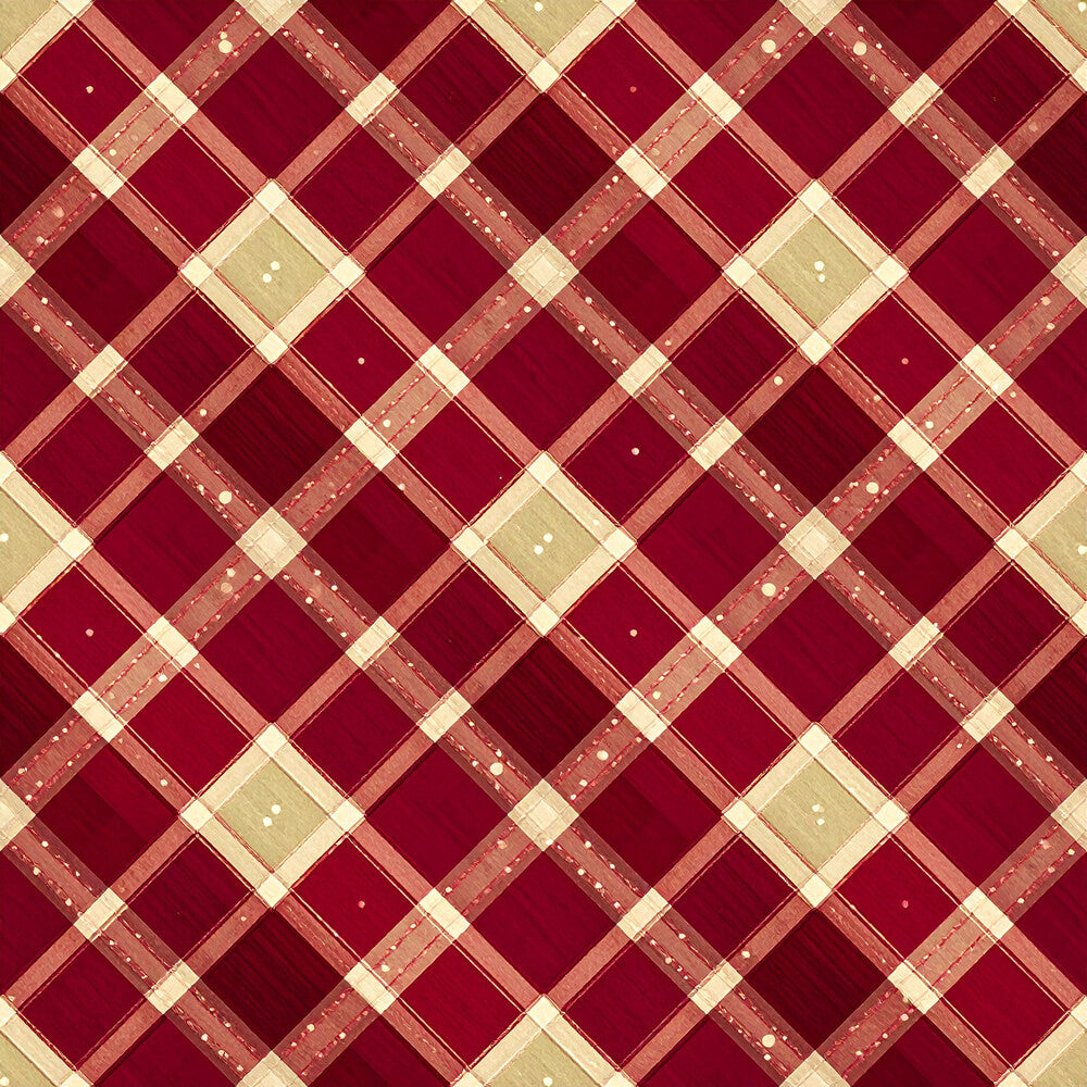 Elegant Plaid Christmas Fat Quarter Bundle
