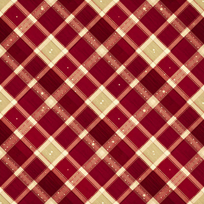 Elegant Plaid Christmas Fat Quarter Bundle