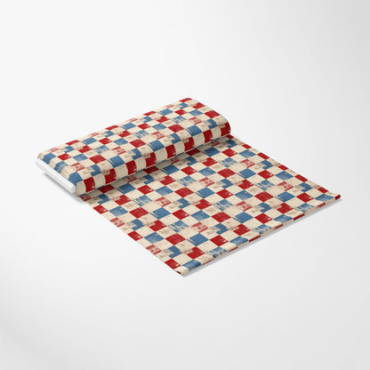 Distressed Patriotic Pattern 3 Quilting Cotton Fabric