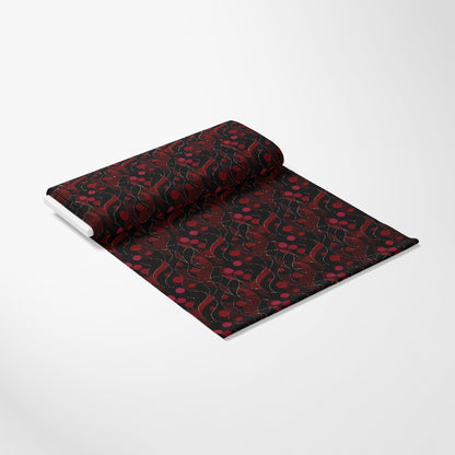 Burgundy Abstract Pattern 11 Quilting Cotton Fabric