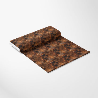 Brown Painted Galaxy Pattern 12 Quilting Cotton Fabric