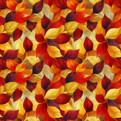 Artistic Autumn Leaves Fat Quarter Bundle
