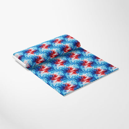 Patriotic Tie-Dye Pattern 10 Quilting Cotton Fabric