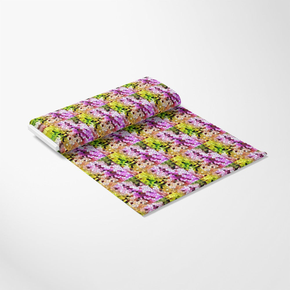 Mosaic Love Pattern 1 Quilting Cotton Fabric