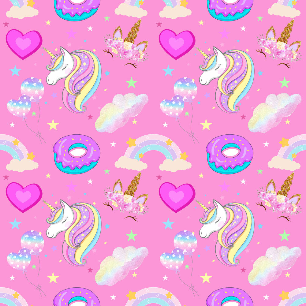 Cartoon Unicorns Fat Quarter Bundle