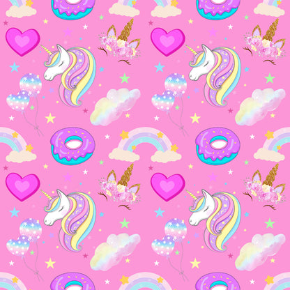 Cartoon Unicorns Fat Quarter Bundle