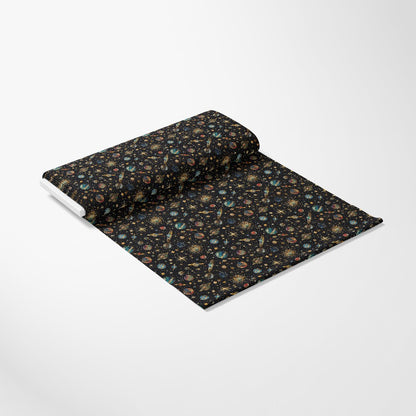 Planets and Stars Pattern 3 Quilting Cotton Fabric