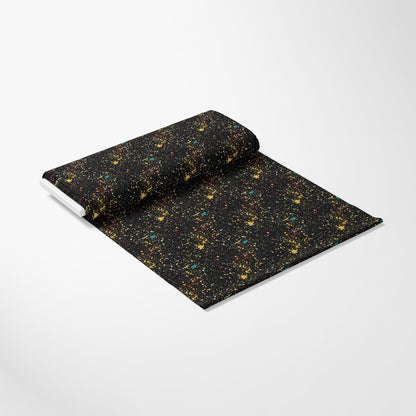 Glitter Paint Splatter Pattern 3 Quilting Cotton Fabric