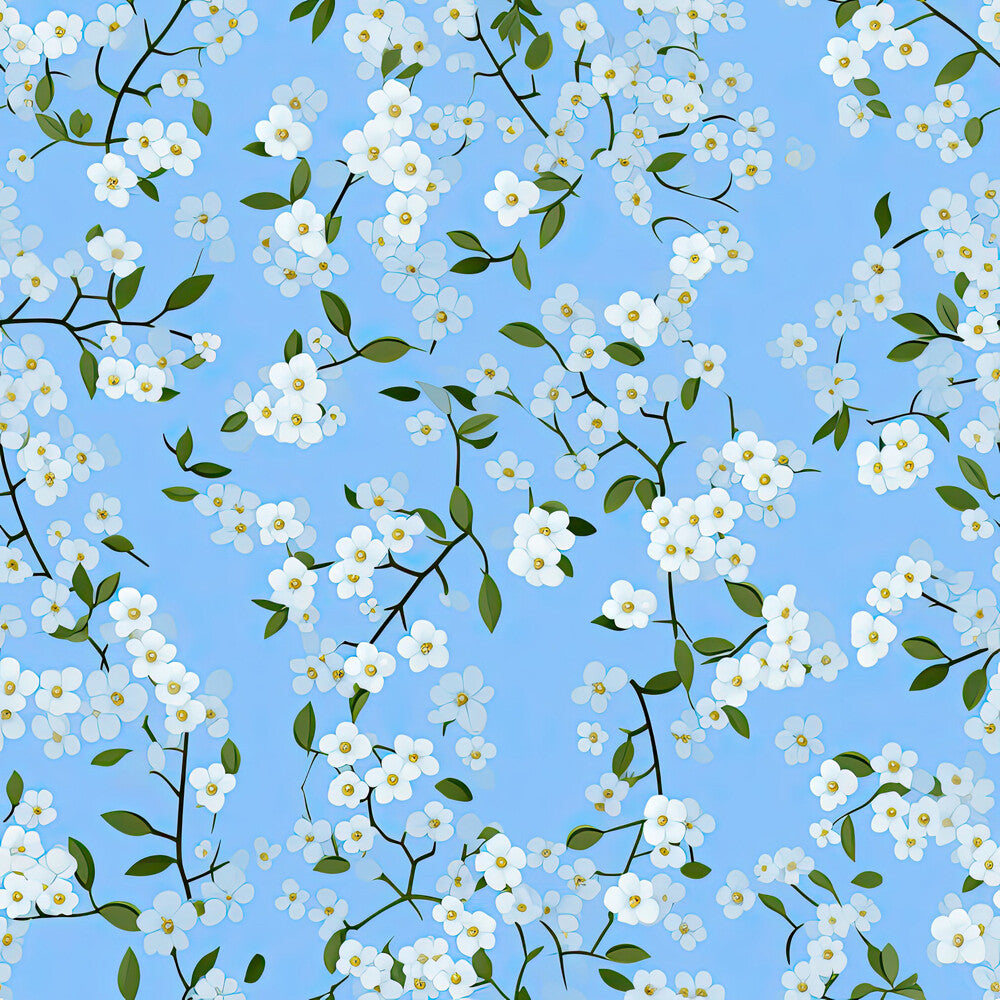 Forget Me Not Blue Florals Fat Quarter Bundle