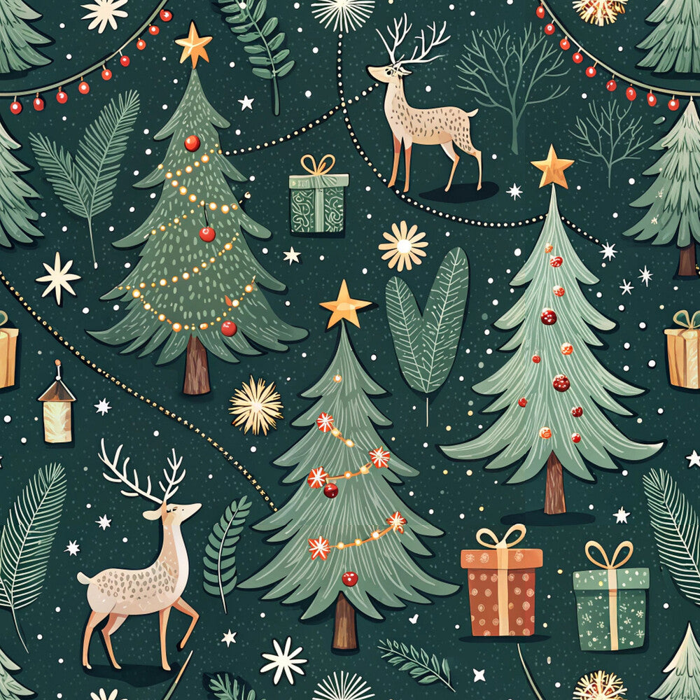Christmas Tree Lights Fat Quarter Bundle