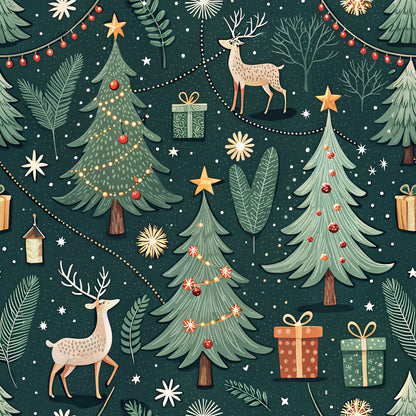 Christmas Tree Lights Fat Quarter Bundle