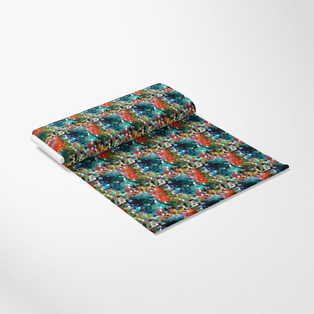 Mosaic Love Pattern 7 Quilting Cotton Fabric
