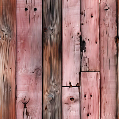 Pink Rose Wood Planks Fat Quarter Bundle