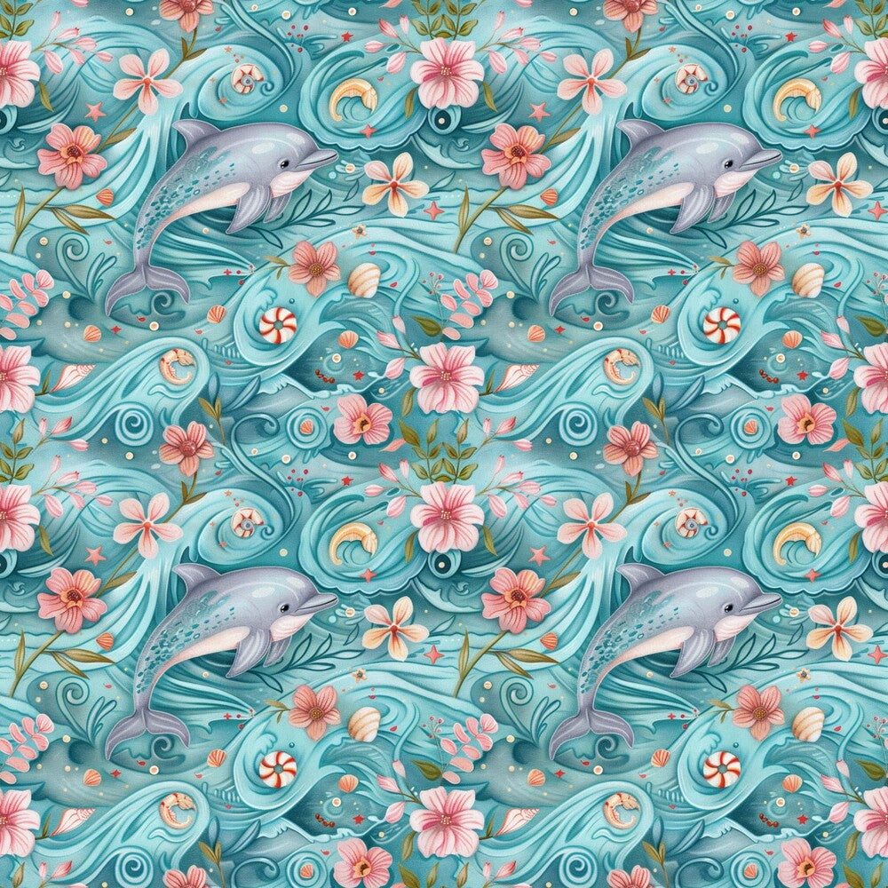 Swimming with Dolphins Fat Quarter Bundle