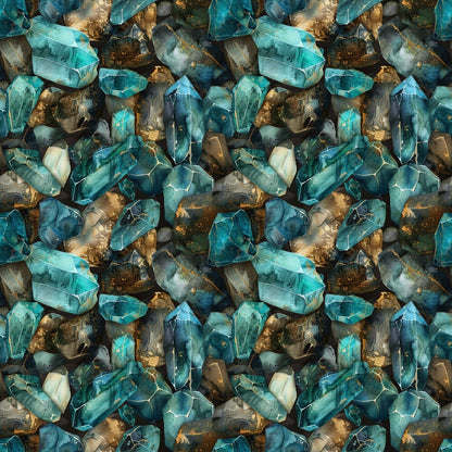 Turquoise Gemstone Fat Quarter Bundle