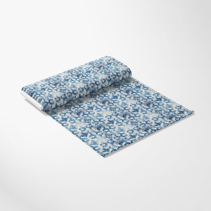 Vintage Farmhouse Blue Pattern 19 Quilting Cotton Fabric