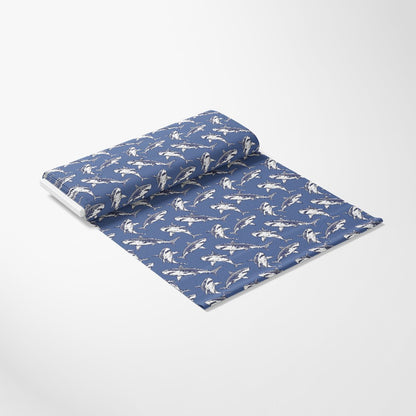 Sharks Circling Pattern 7 Quilting Cotton Fabric